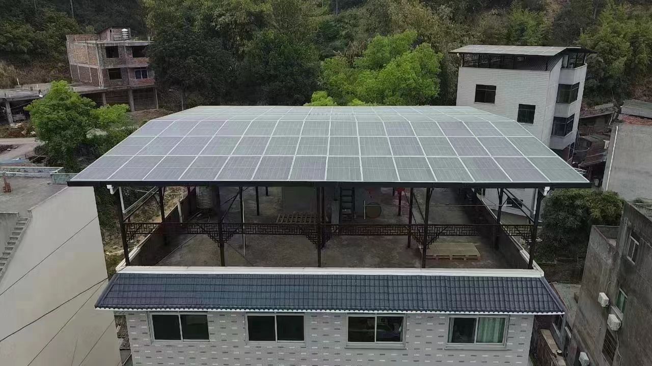 莘县15kw+10kwh自建别墅家庭光伏储能系统